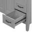 Ensemble de meuble-lavabo 36 po avec lavabo, armoire de salle de bain avec tiroirs, cadre solide et panneau de fibres à densité moyenne-103897386-103897390