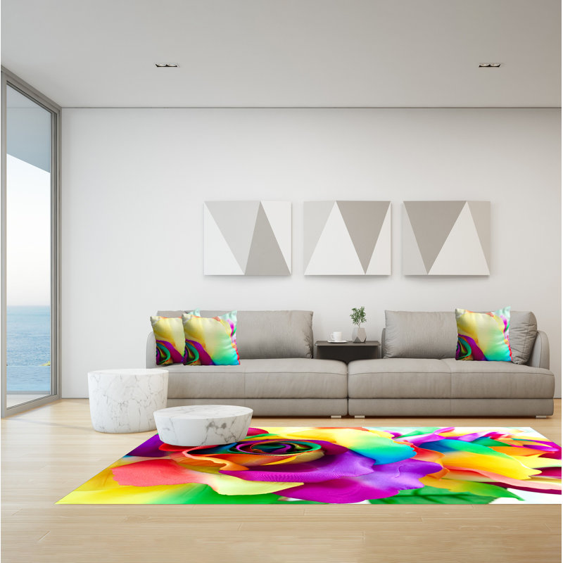 Gabrieli Floral Area Rug, Rectangle 155 x 230cm