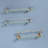 Wall Mount Rectangle Glass Shelf With Solid Brass Rails / Tempered Glass Floating Shelf-11286557