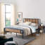 Ensemble de chambre avec lit plateforme 3 pièces Kempst-537133073-537133072