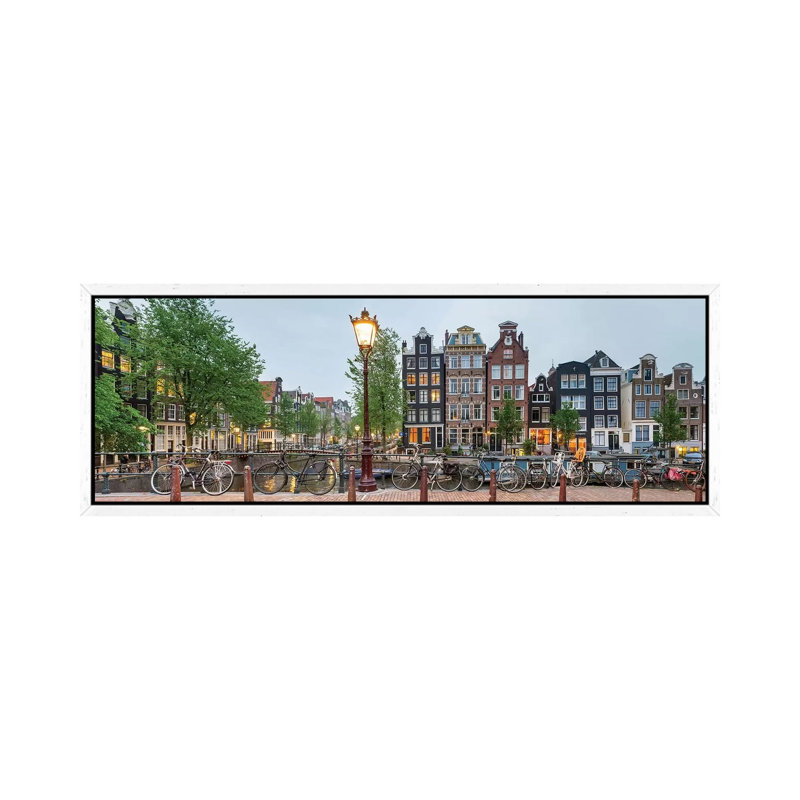 Cityscape I, Amsterdam, North Holland Province, Netherlands - No Frame Panoramic Print on Canvas, 152.4 cm H x 50.8 cm W