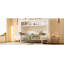 Lit escamotable avec tablettes, lit escamotable en métal au design pliable et peu encombrant