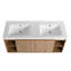Flynn 48-Inch Wall Mounted Vanity with Double Sink