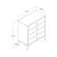 76cm W 3 - Drawer Chest of Drawers