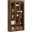 Bibliothèque rustique 70,87 "à 5 niveaux pour salon, bureau, chambre à coucher
