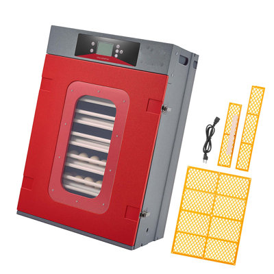 400 Egg Incubator, Poultry Incubator Cabinet with Automatic Eggs Turning, Temperature & Humidity Control, Heating & Cooling Egg Hatcher, Commercial Incubators for Hatching Chicks Ducks Goose
