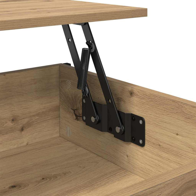 Lift Top Coffee Table with Storage, Artisan Oak