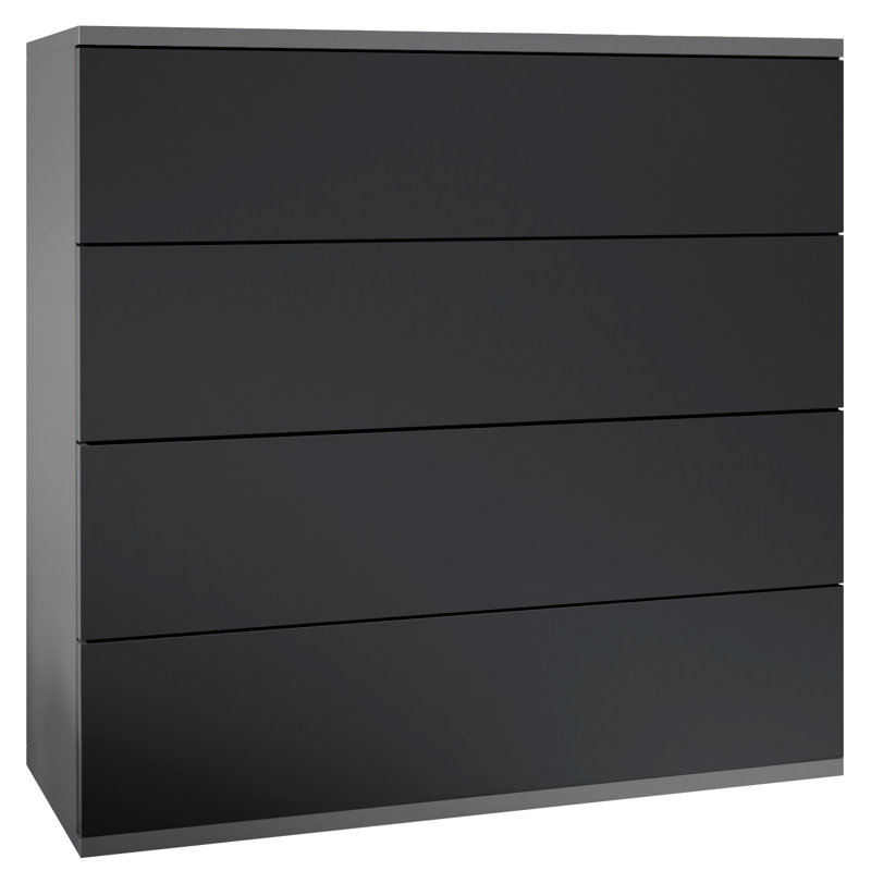 Ayomi Storage Unit Accent Chest, Hanging anthracite/black matt
