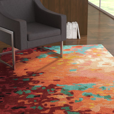 Prentice Wool Abstract Indoor Rug