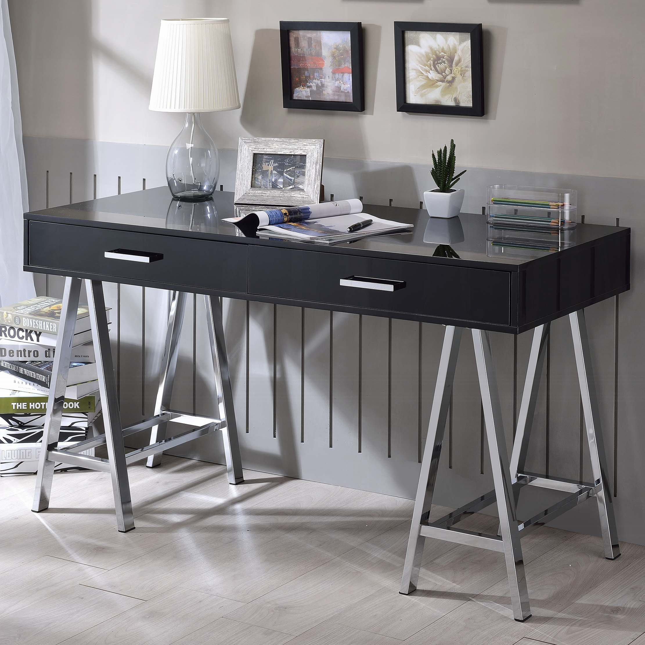 Writing Drawer Table Mercer41 2-Drawer Writing Desk - Wayfair Canada