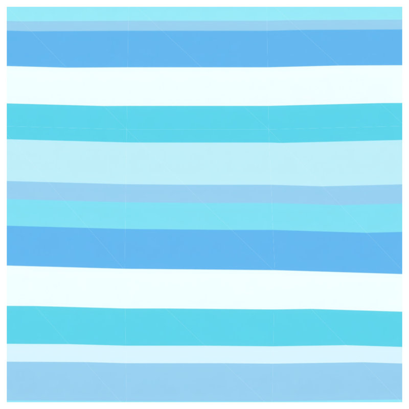 Jeté en molleton Stripes - Jeté à motif pour canapés ou lits, L 68 po x H 80 po