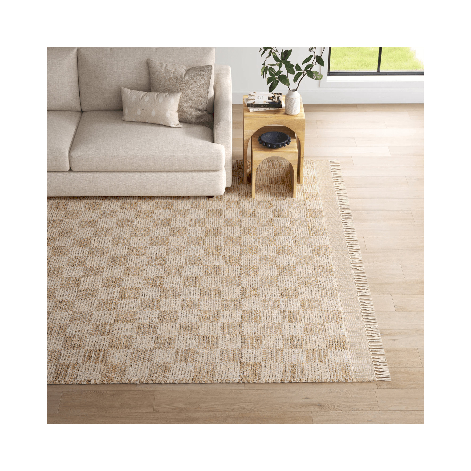 Tali Handmade Jute / Sisal Rug, Rectangle 8' x 10'