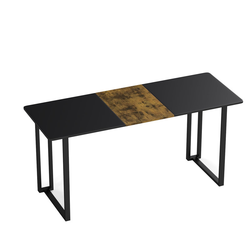 Metal Base Standing Desk, Black
