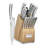 Cuisinart Professional Series 15 Piece Knife Block Set with Steel Blades for Precise Cutting, Lightweight, Durable & Dishwasher Safe
