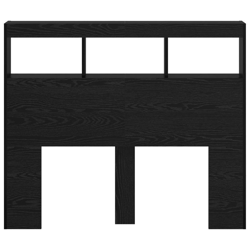 Headboard Engineered Wood, Black