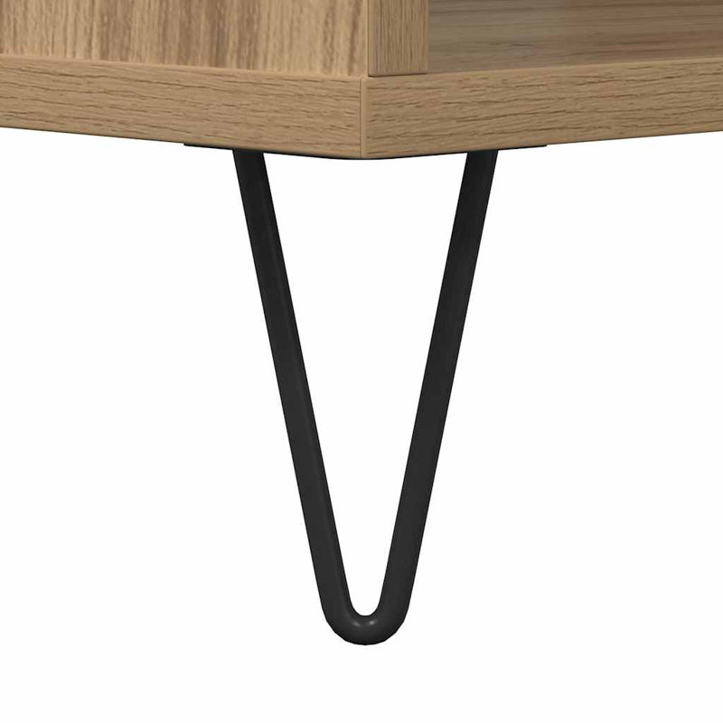 Coffee Table with Storage, Artisan Oak