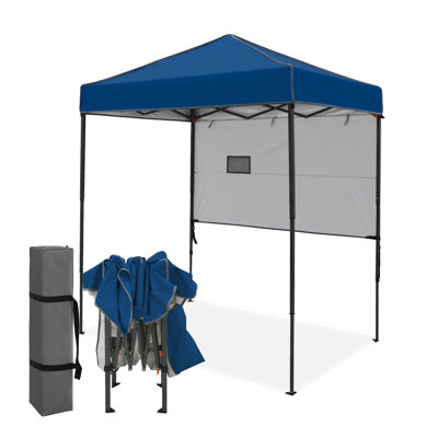 Pavillon escamotable de 6 pi L 4 pi. D Auvent extérieur en métal