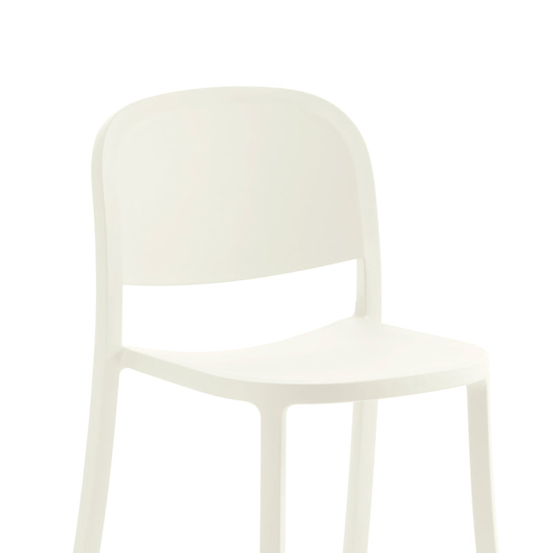 1 Inch Reclaimed Stacking Chair by Jasper Morrison, White