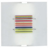 Appliquations Glass 1 - Light Flush Mounted Sconce
