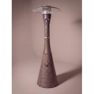 Lava Heat Italia Palermo Rattan Patio Heater - Walnut Rattan, Liquid Propane