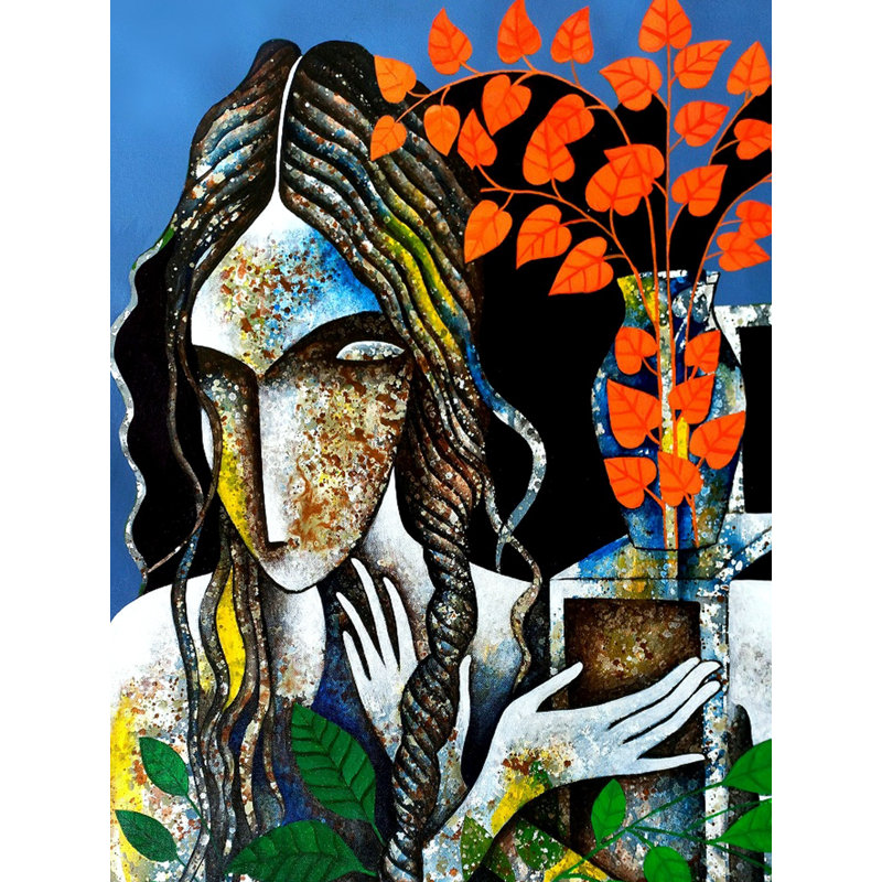 Rêves d'hiver | Acrylique sur toile | Par Ranjith Raghupathy