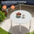  8 - Person Aluminum Patio Conversation Furniture Set with Table-893647362