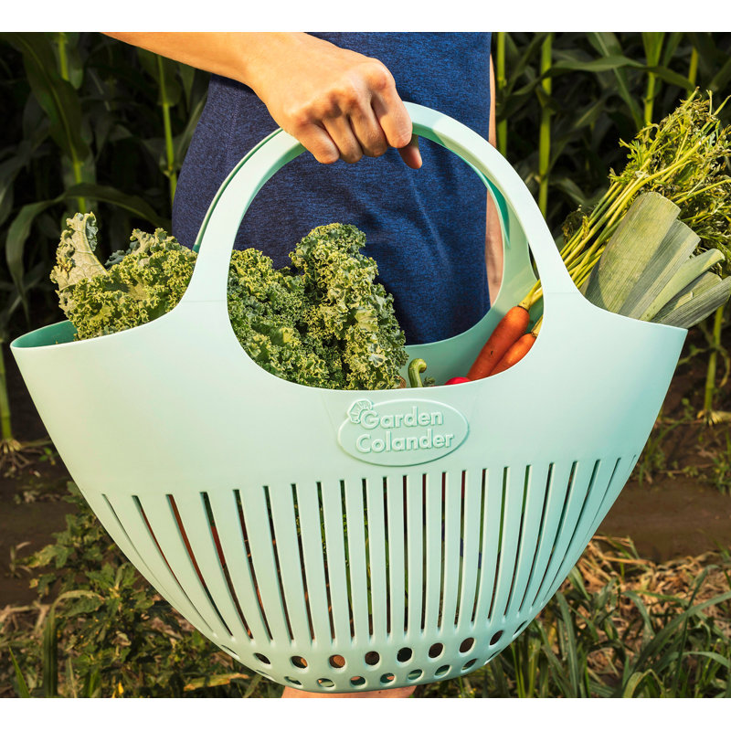 Passoire en plastique Hutzler Harvest Garden, Bleu