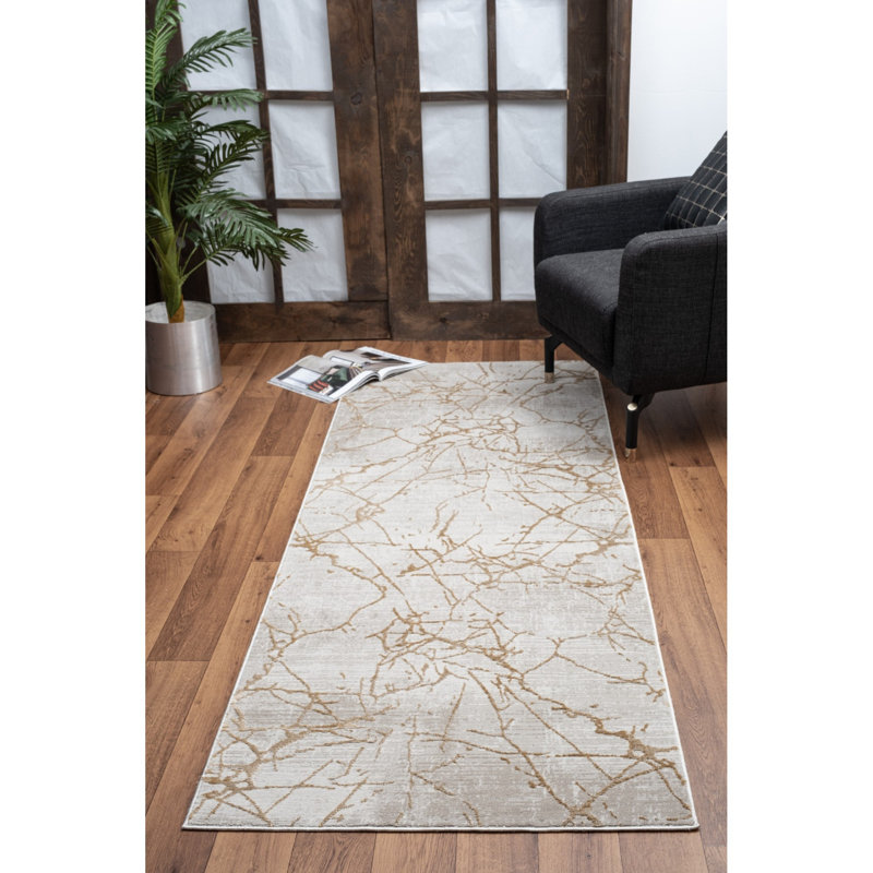 Tapis moderne et durable en polyester de style élégant, idéal pour les endroits très passants et confortables