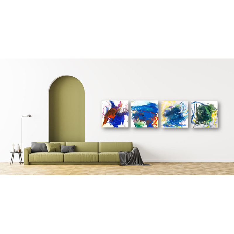 Mineral Series 4 Gallery Wrapped Canvas Print by John Beard, 24" H x 24" W x 1.5" D, Unframed