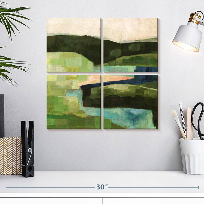 Avery Pastoral Patchwork II, 18" H x 18" W