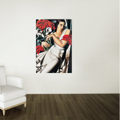 Portrait De Ira by De Lempicka - Single Picture Frame Print on MDF
