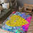 Charming High Pile Soft Printed Rug with Intricate Floral and Geometric Design Perfect for Adding a Stylish Touch to Your Home Decor-874113396
