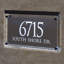 Trajan Engraved 2-Line Address Sign-78874971-78874972