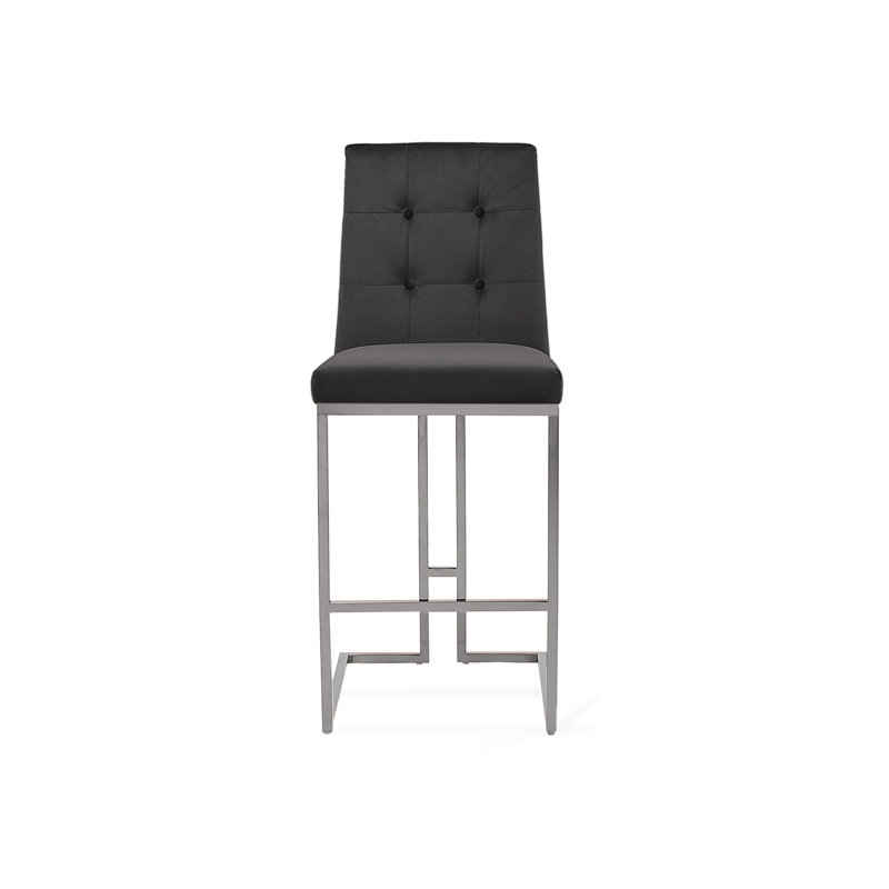 Tabouret de bar Cameron, Noir