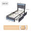 Taneshia Single (3') Drawers Bed Frame