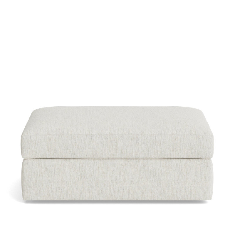 The OG Ottoman, Performance Weave - Snow