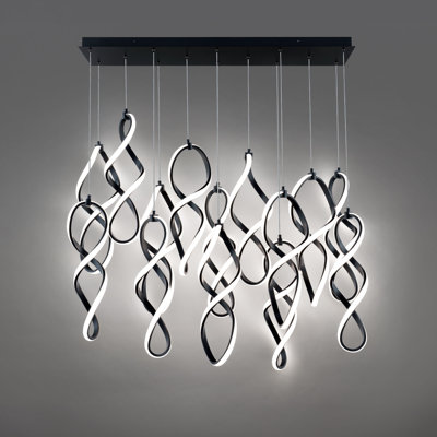 Interlace Linear Multi-Light 4-CCT Pendant