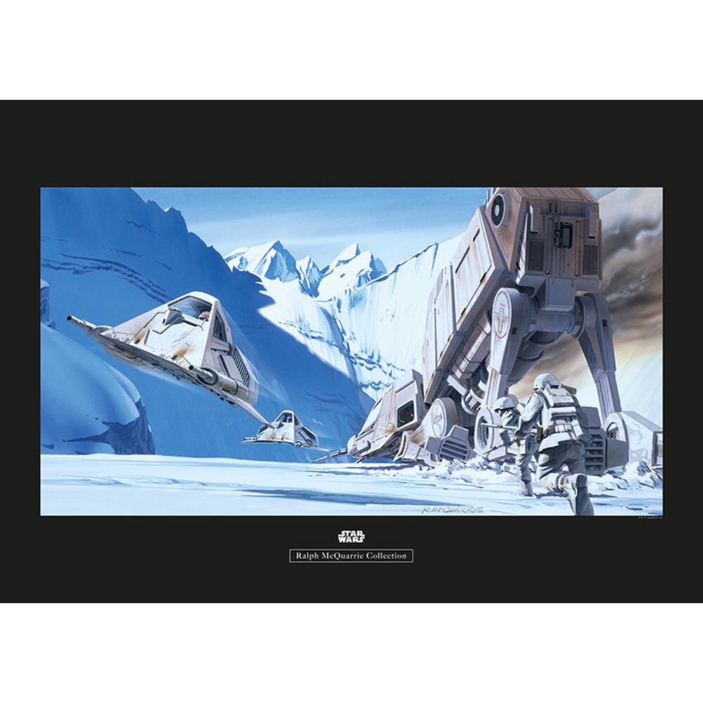 Poster Star Wars Rmq Hoth Schlacht Snowspeeder