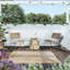 Elrama Patio Dining Side Chair with Cushion