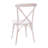 Arquit Stackable Cross-Back Wooden Bistro Chair-125313787-125324606
