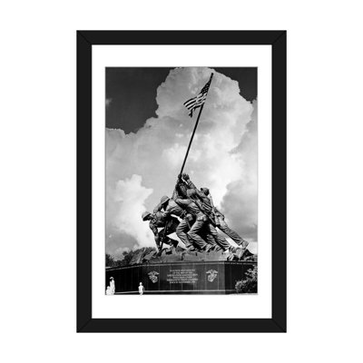 Reproduction de photo sur toile tendue, "années 1950 usmc war guerre iwo jima 1945 washington dc usa"