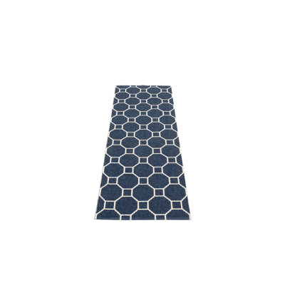 Rug RAKEL Dark Blue 2.25 x 5 ft