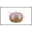 Ensemble de table basse 32 po et de table de bout moderne en aluminium 32 po Modern-1889583695