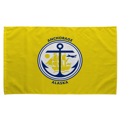 Drapeau de la ville d'Anchorage — Drapeau