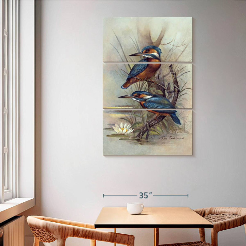 Brampt River Kingfisher, 65" H x 42" W