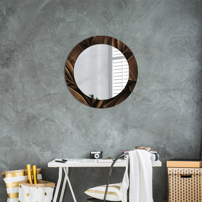 Huldar Glass Flat Wall Mirror