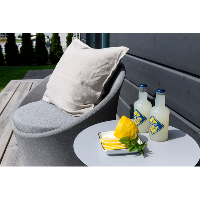 Edwar Metal 2 - Person Seating Group, White