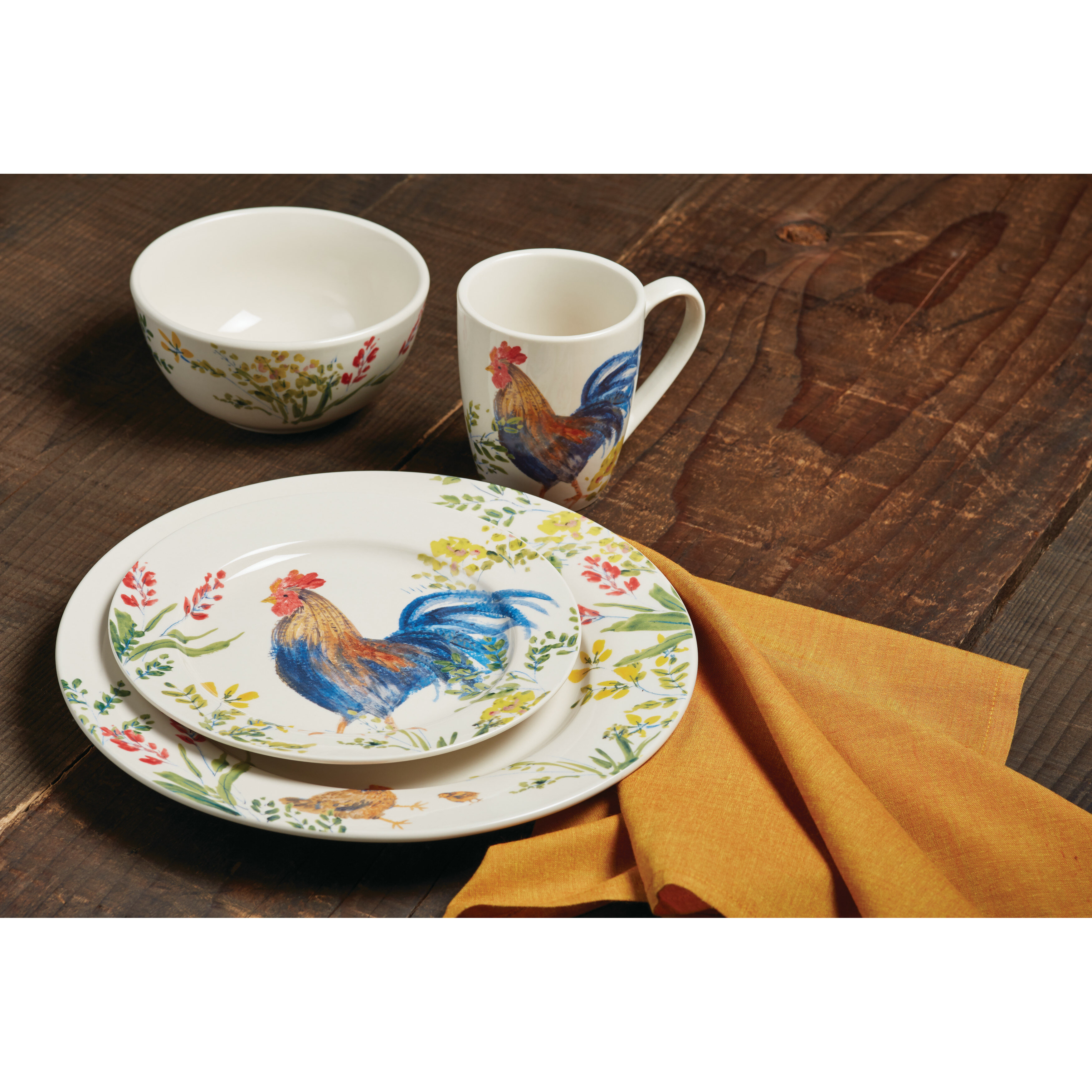 Paula Deen Chicken Rooster Measuring Cups & Measuring Spoons