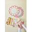Embroidered Linen Scalloped Stripe Double-Sided Placemats-1578562846