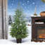 Ensemble de 2 arbres de Noël avec base en pot